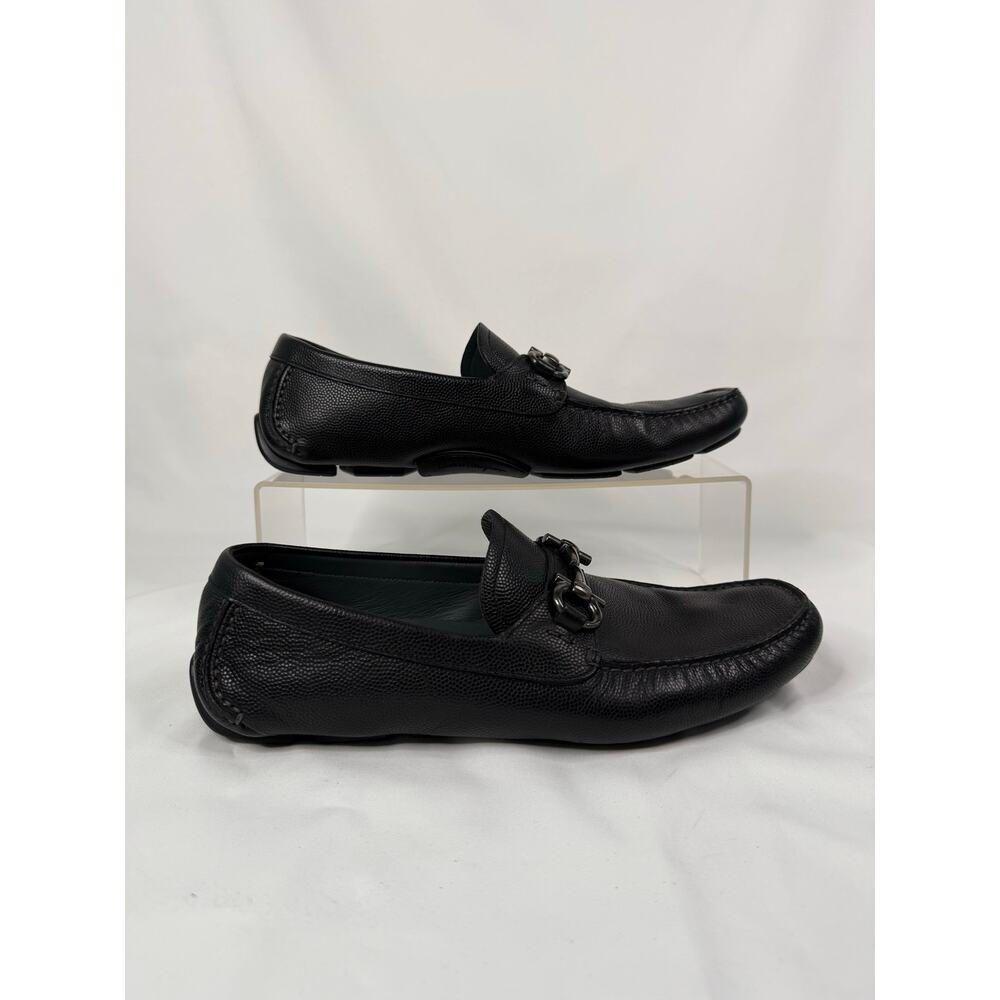 Salvatore Ferragamo Parigi Gancini Driver shoes leather